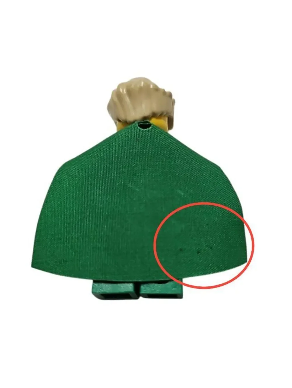LEGO Minifigure Green Cape Wizard Figure – Gold Detail – Authentic – Read